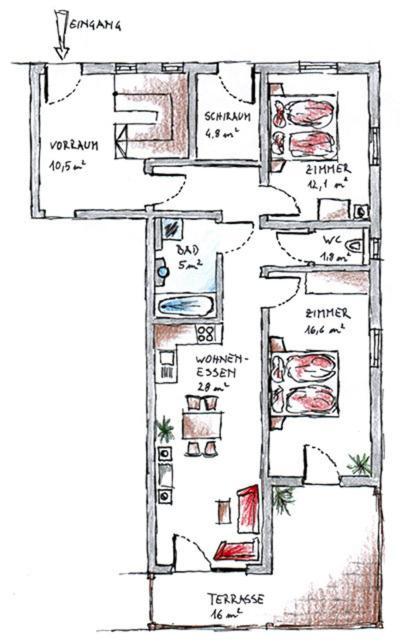 Apartamento "Schoen-Urlauben" Grobming Habitación foto